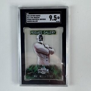 2022 Skybox Marvel Metal Spider-Man Rogues Gallery Mr Negative‎ RGT-7 SGC 9.5